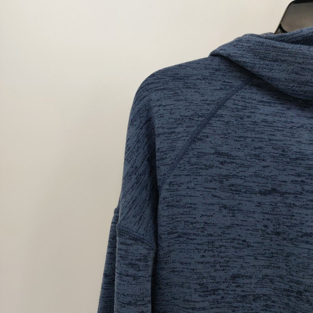 Athleta Blue Sweater Cowl Neck Pullover Knit Athletic Sz XS - Picture 8 of 14
